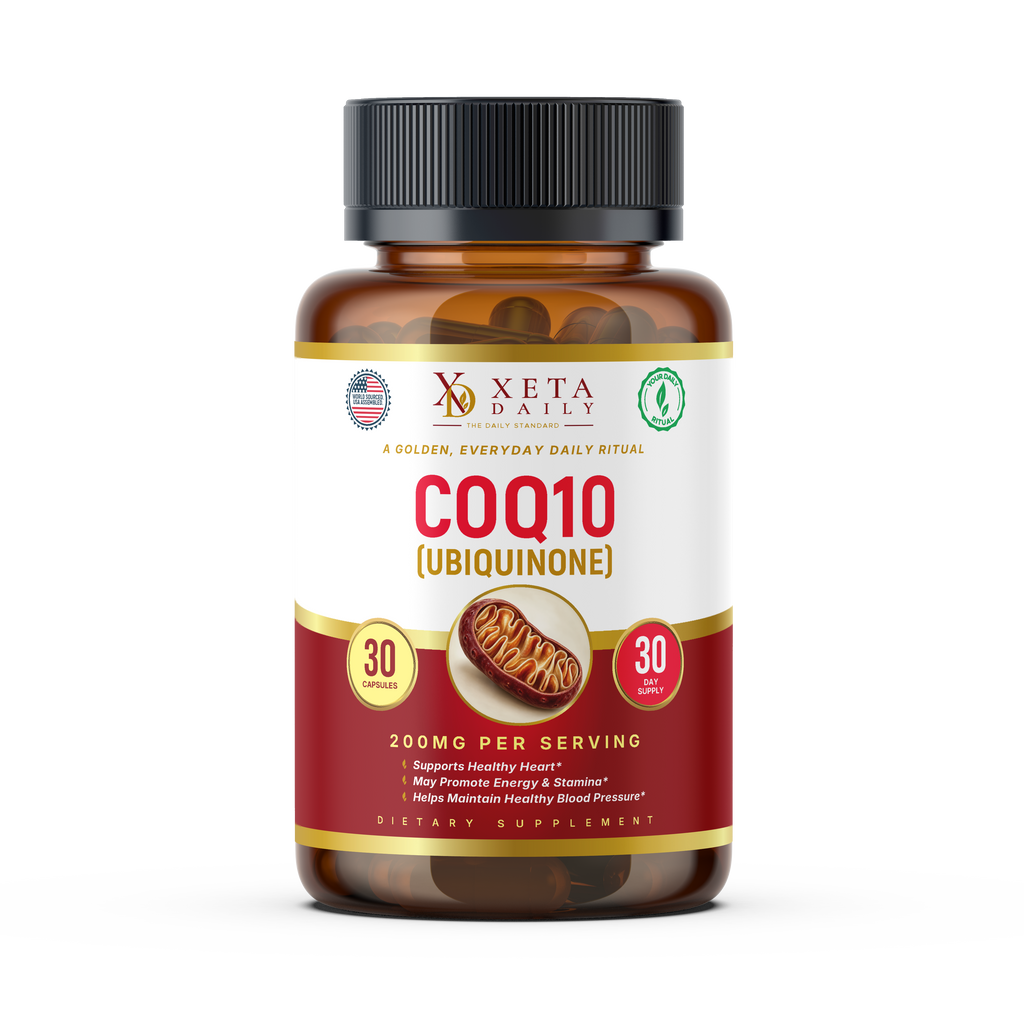 CoQ10 200mg – Premium Ubiquinone Coenzyme Q10 Supplement