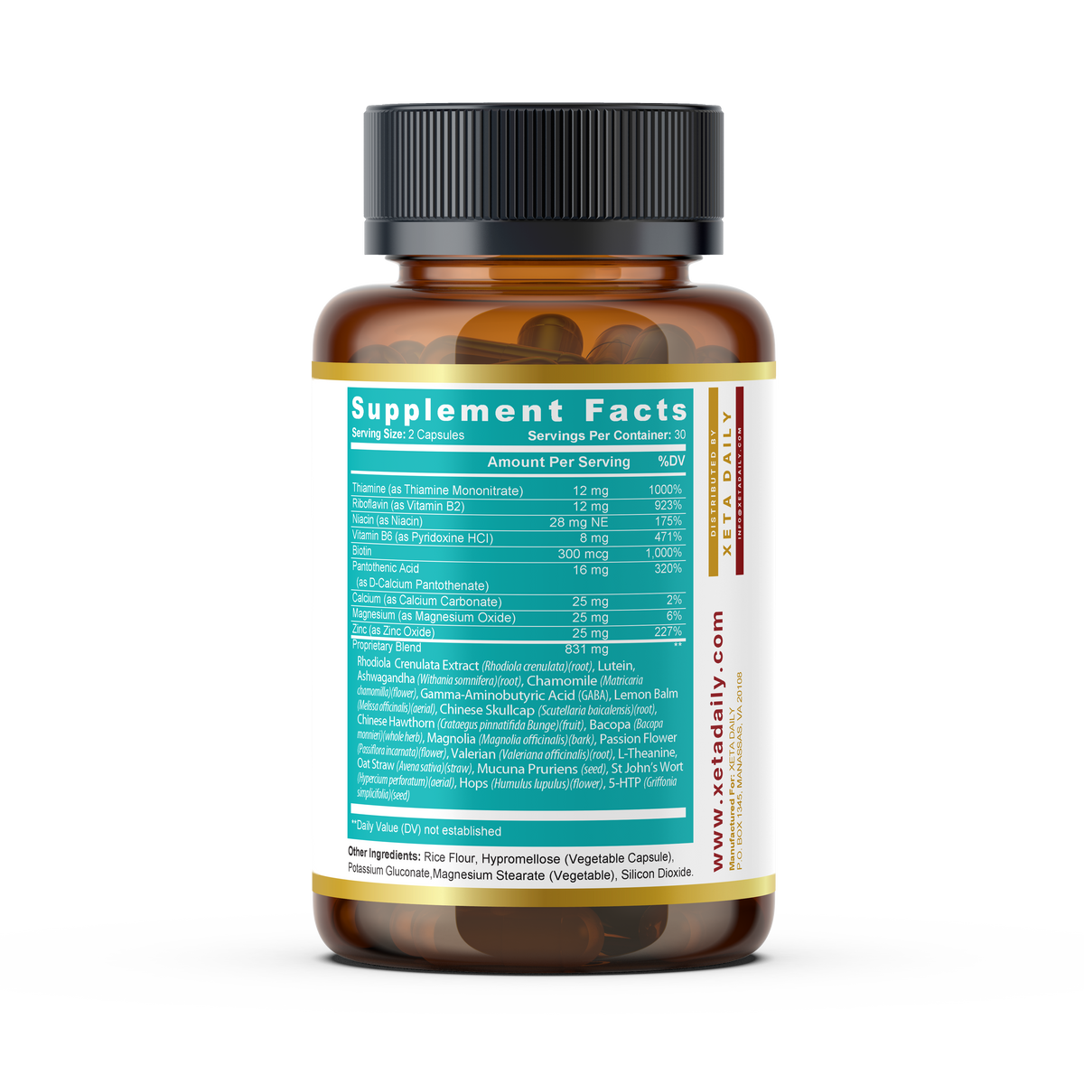 Deep Calm Formula – 18-in-1 Stress & Mood Support (60 Capsules)