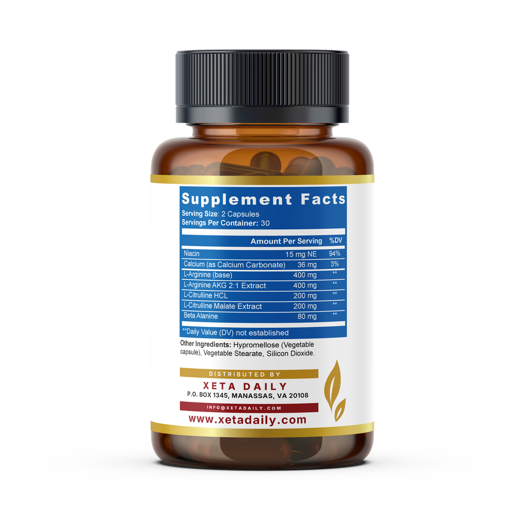 Advanced L-Arginine Plus 1,280mg | Circulation & Muscle Pump Support