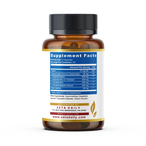 Advanced L-Arginine Plus 1,280mg | Circulation & Muscle Pump Support