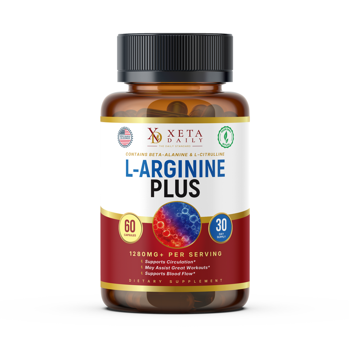 Advanced L-Arginine Plus 1,280mg | Circulation & Muscle Pump Support