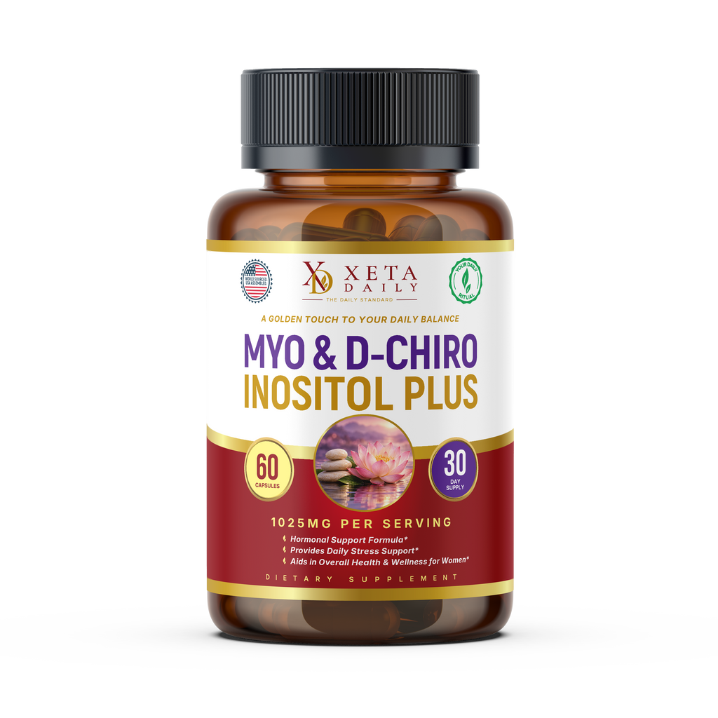 Myo-Inositol & D-Chiro Inositol Plus 1025mg | Women's Hormone Balance Support with Caronositol®